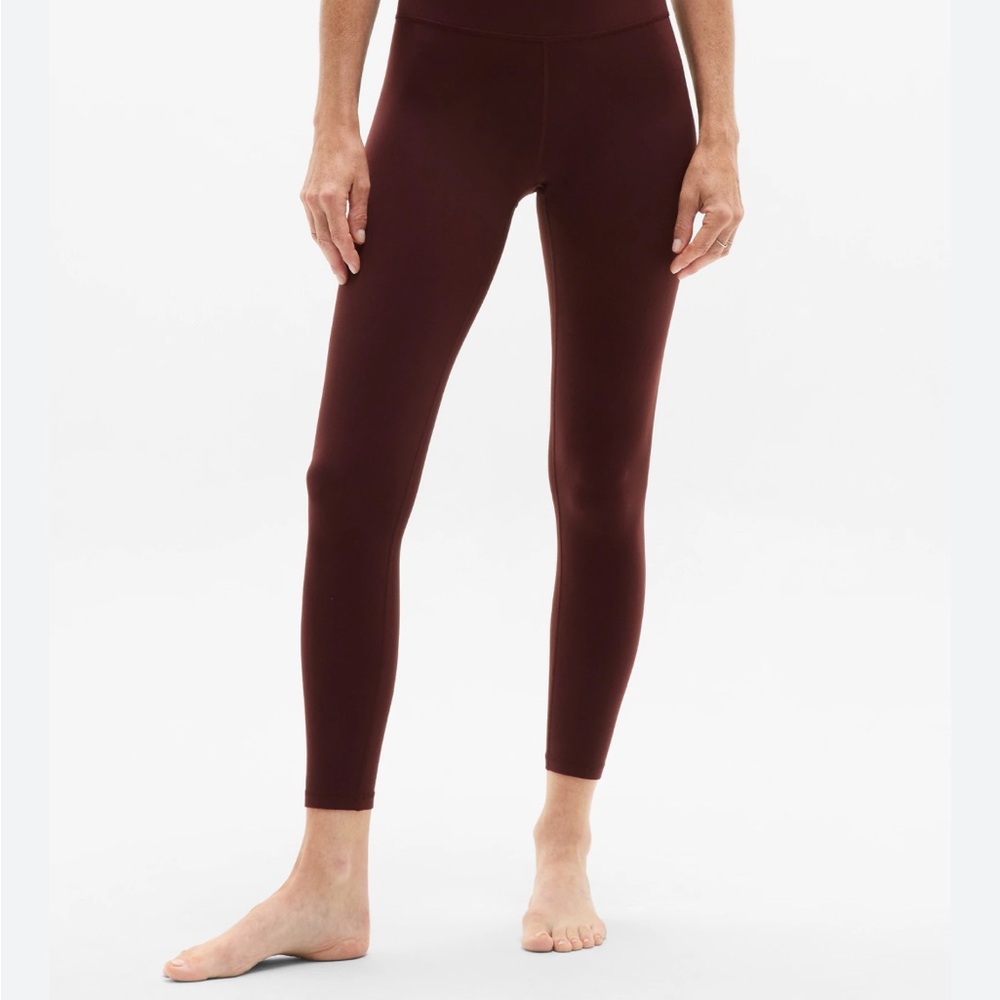 Athleta Maroon 7/8 Leggings